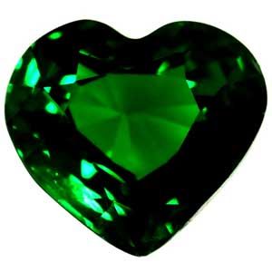Heart Green Garnet 1.01ct loose gemstone