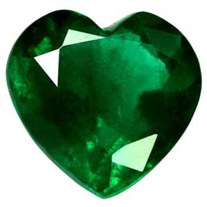Heart Green Emerald 1.9ct loose gemstone