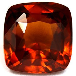 Cushion Orange Garnet 7.36ct loose gemstone