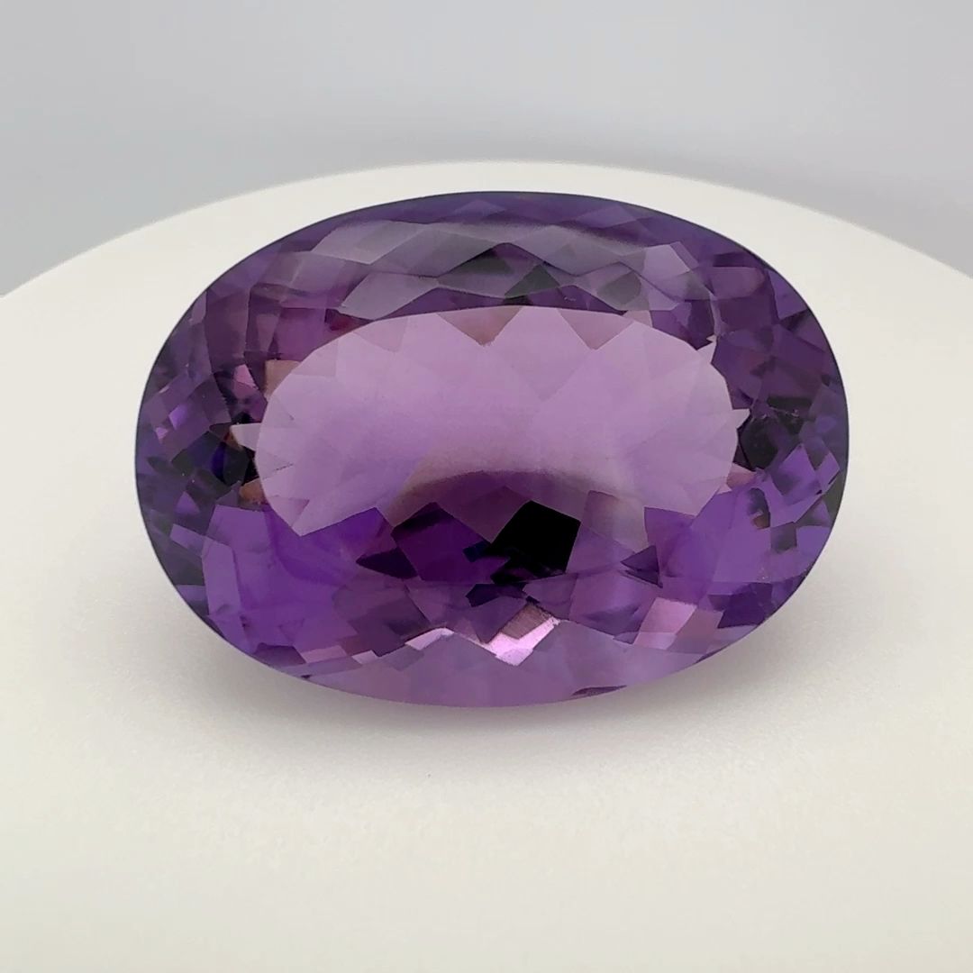 Oval Purple Amethyst 36.535ct loose gemstone