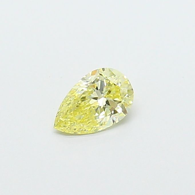 Pear Fancy Intense Yellow Lab-grown Diamond 0.34ct VS2 loose diamond