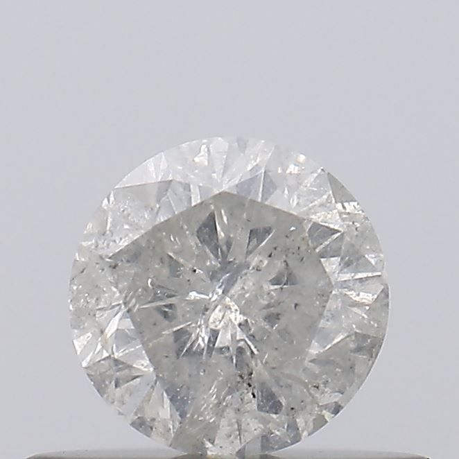 Round Salt And Pepper Natural Diamond 0.39ct I3 loose diamond