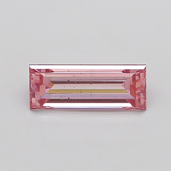 Baguette Fancy Intense Brownish Pink Lab-grown Diamond 1.05ct SI1 loose diamond