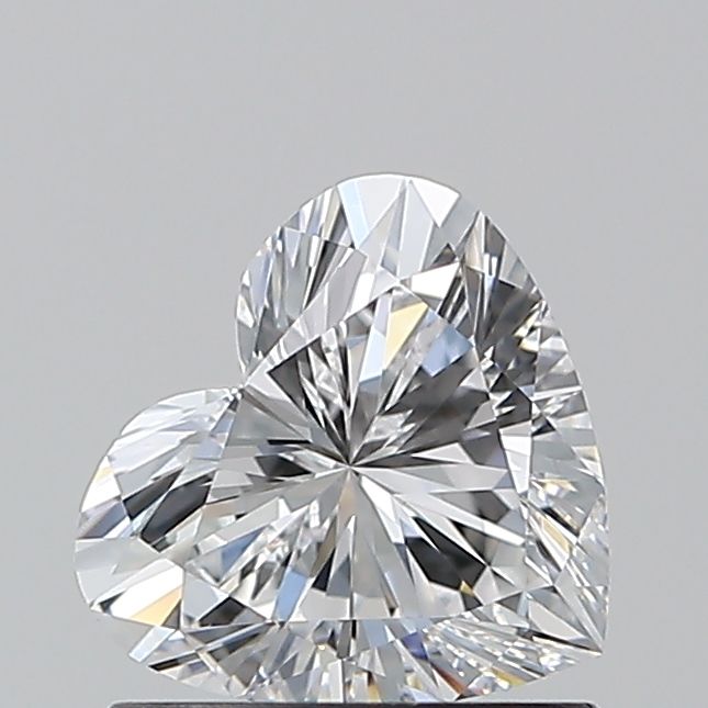 Heart Natural Diamond 0.90ct D VVS2