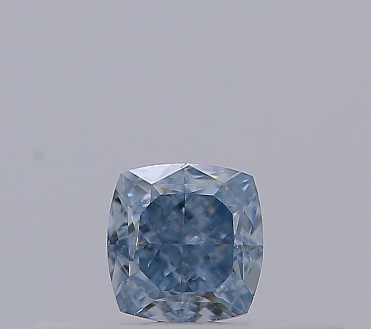 Cushion Fancy Intense Blue Natural Diamond 0.18ct SI1 loose diamond