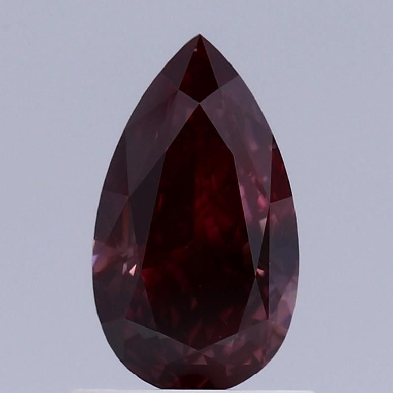 Pear Fancy Dark Purple Lab-grown Diamond 1ct VS1 loose diamond