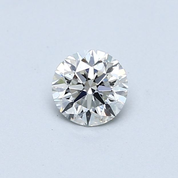 Round Faint Yellow Green Natural Diamond 0.4ct VS1 loose diamond
