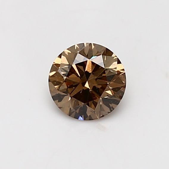 Round Fancy Brown Natural Diamond 0.5ct VS1 loose diamond