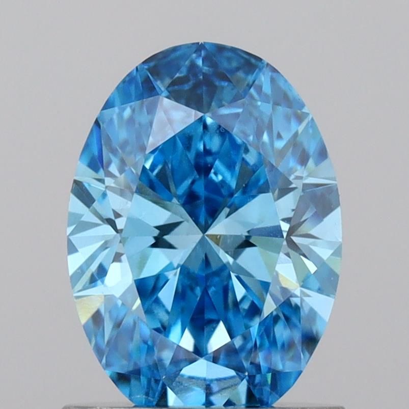 Oval Fancy Vivid Blue Lab-grown Diamond 1.03ct VS1 loose diamond