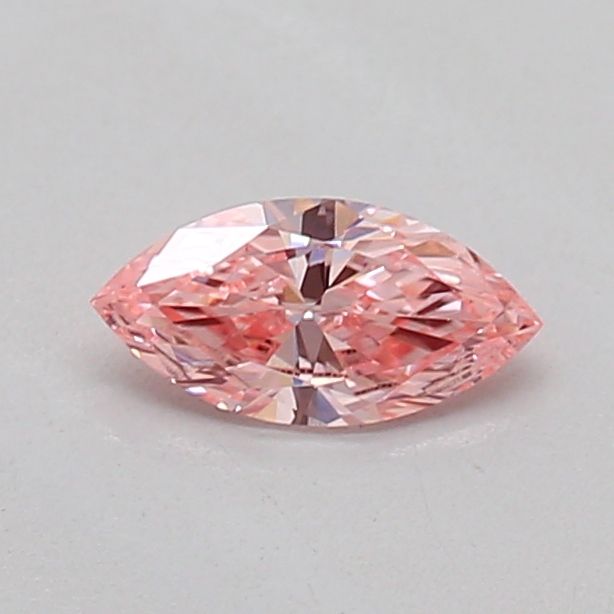 Marquise Fancy Vivid Pink Lab-grown Diamond 0.18ct VS1 loose diamond