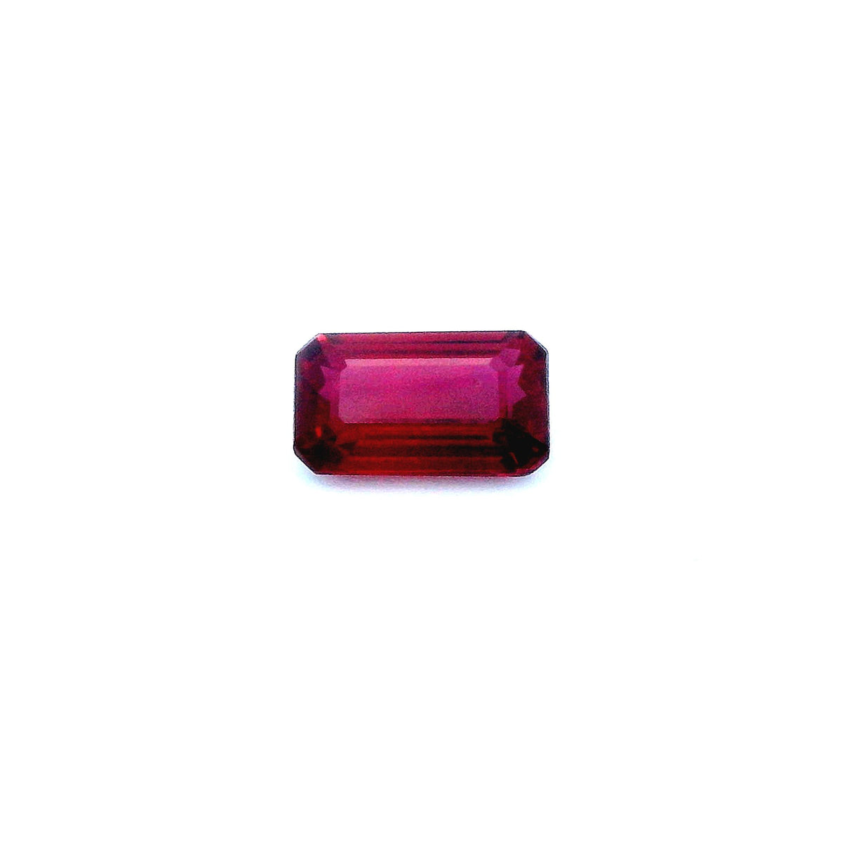 Octagonal Red Ruby 1.52ct loose gemstone