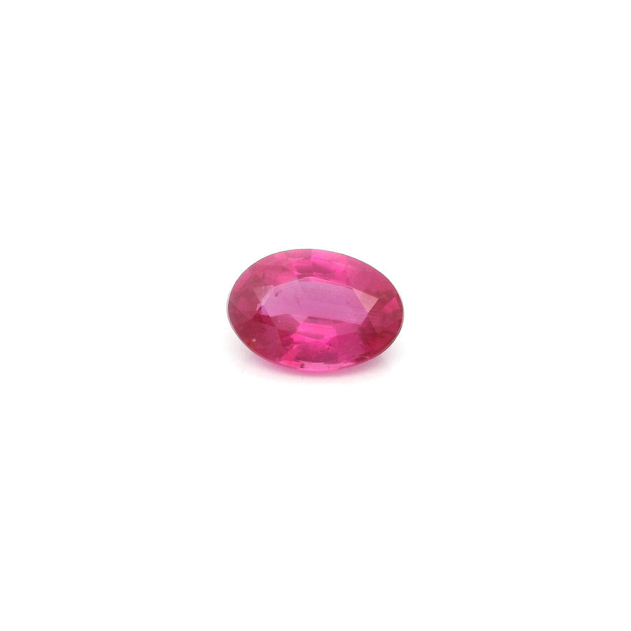 Oval Red Ruby 0.9ct loose gemstone