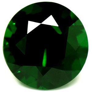 Round Green Garnet 3.73ct loose gemstone