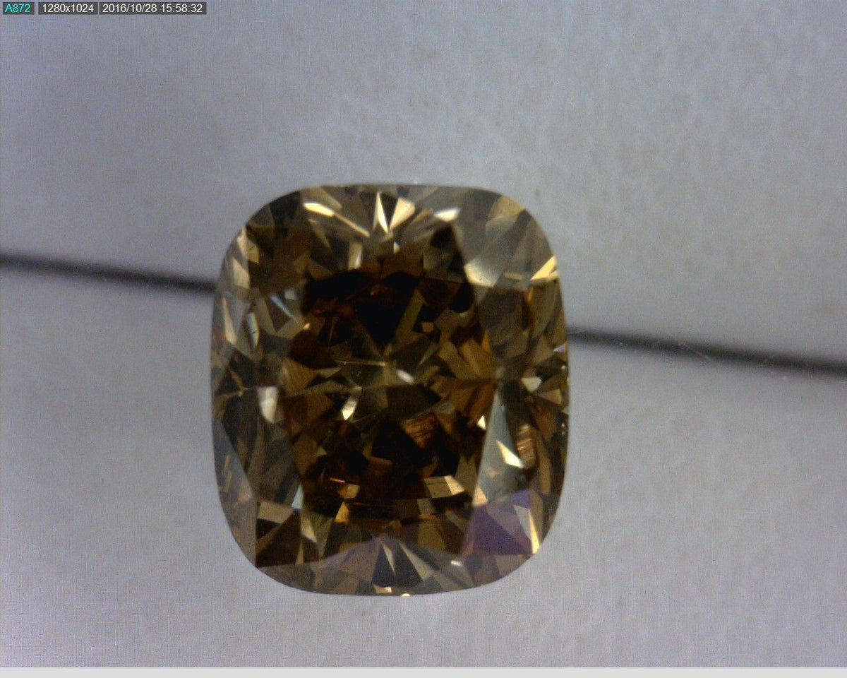 Cushion Champagne Natural Diamond 1.04ct VS2 loose diamond