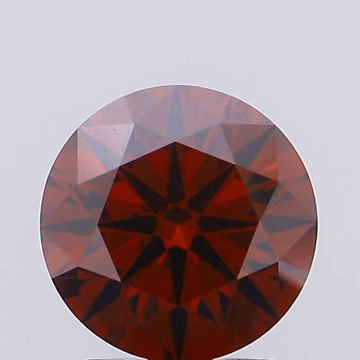 Round Fancy Deep Orange Lab-grown Diamond 1.34ct VVS2 loose diamond
