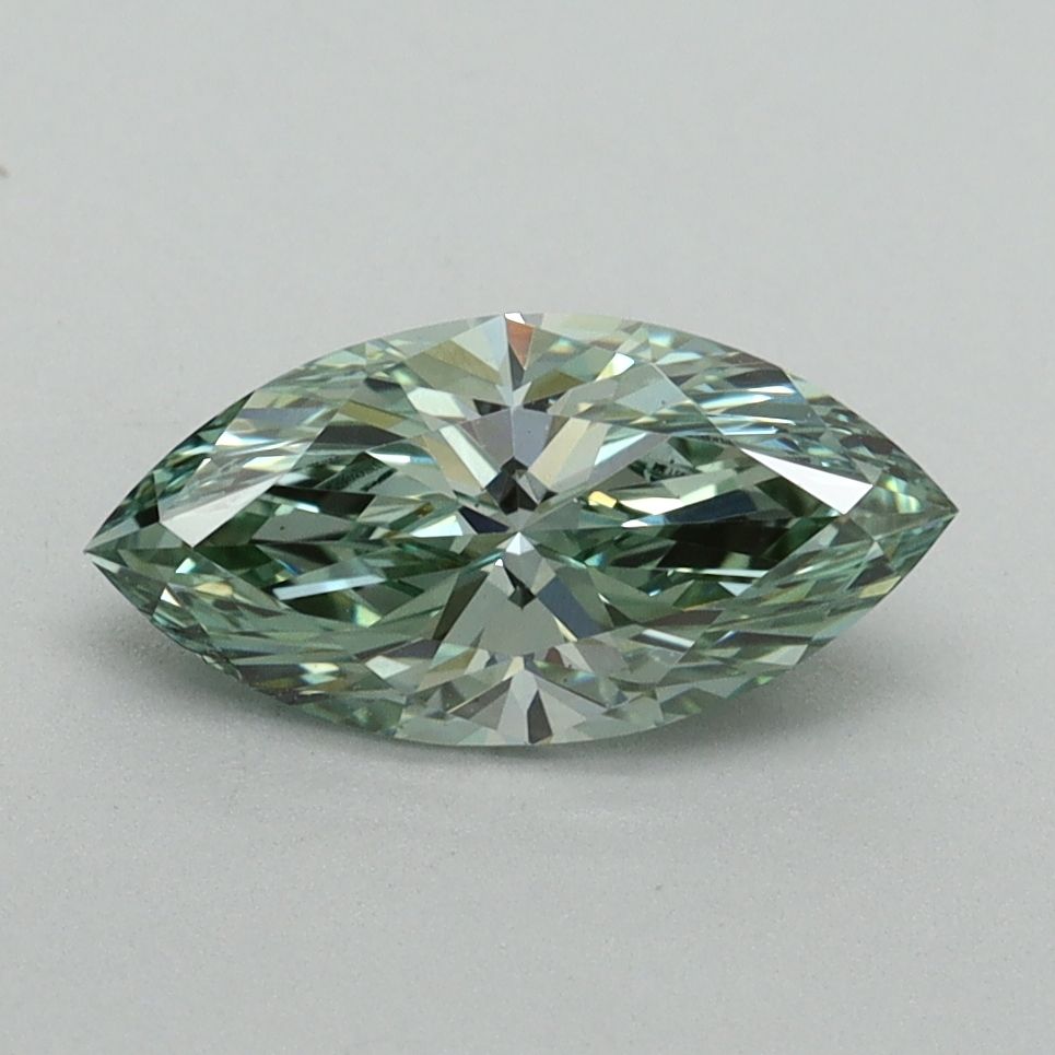 Marquise Fancy Intense Green Lab-grown Diamond 1.08ct VS1 loose diamond