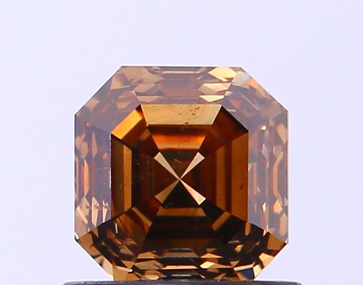 Asscher Fancy Dark Brown Natural Diamond 1.02ct SI1 loose diamond