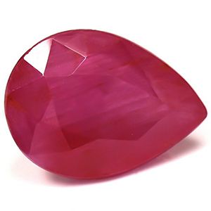 Pear Red Ruby 3.72ct loose gemstone