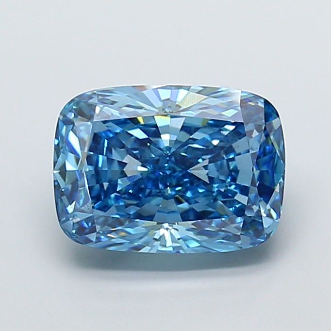 Cushion Fancy Vivid Blue Lab-grown Diamond 5.02ct VS1 loose diamond