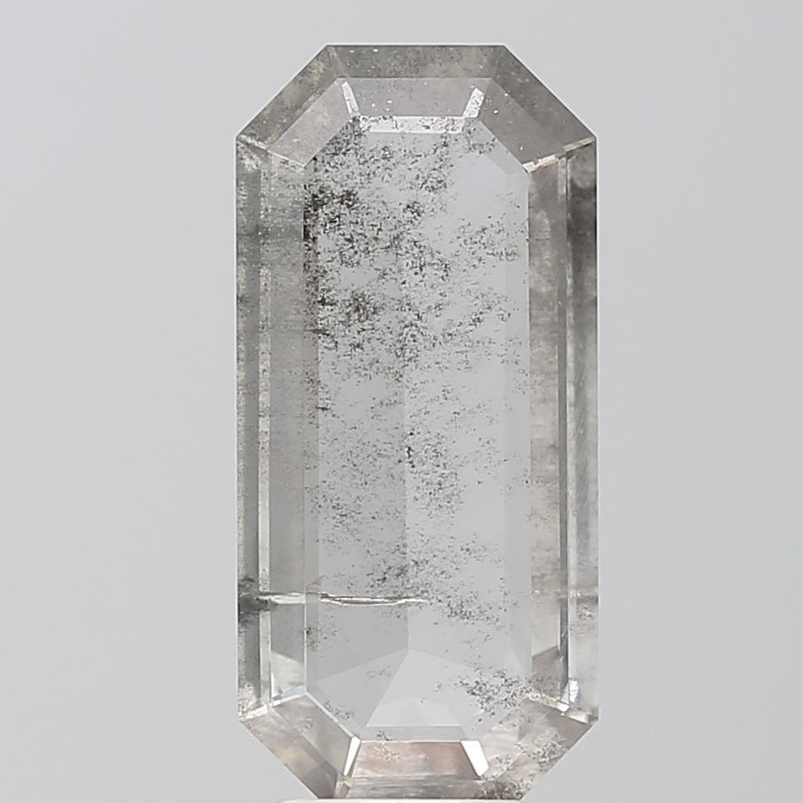 Emerald Salt And Pepper Lab-grown Diamond 3.05ct I2 loose diamond