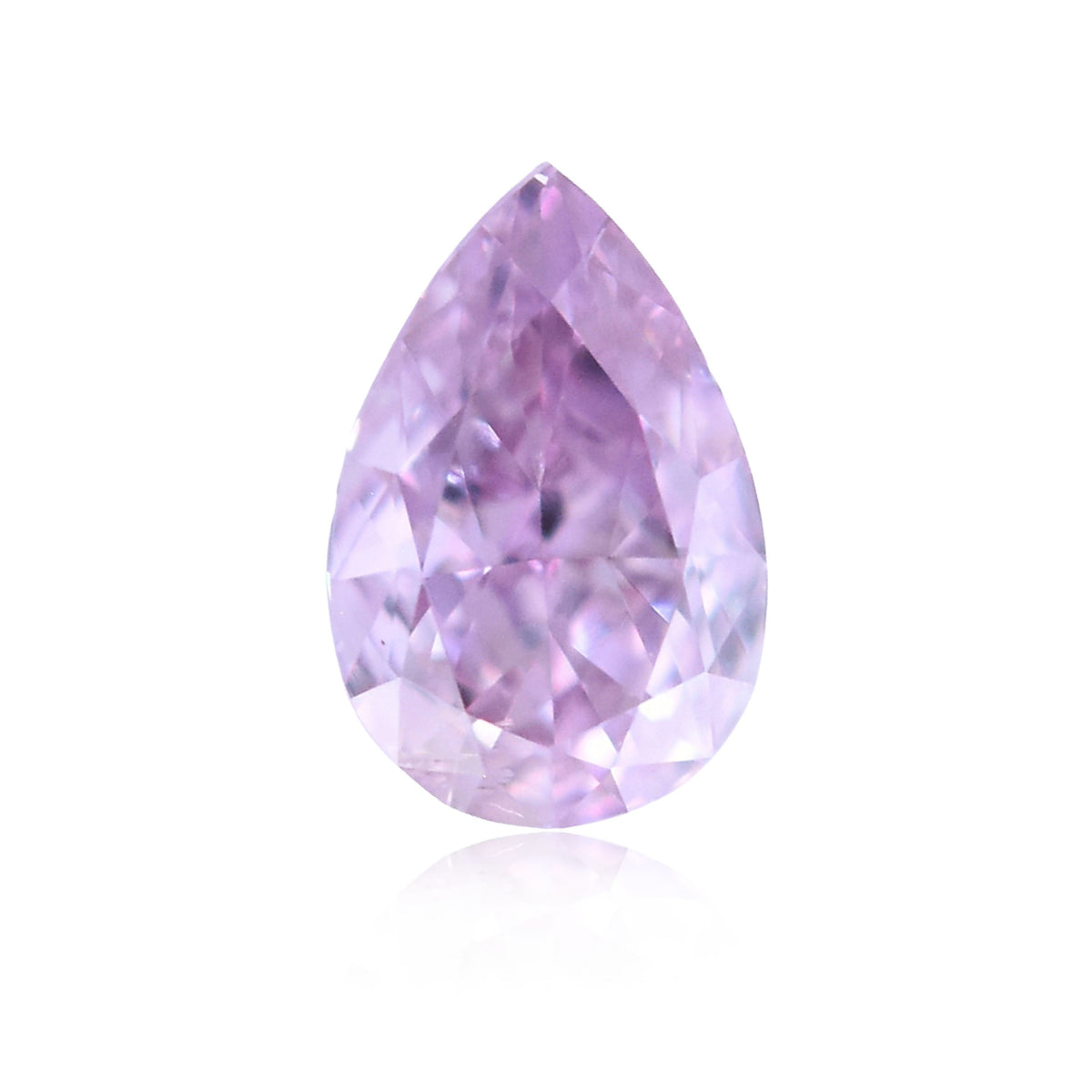 Pear Fancy Pink Purple Natural Diamond 0.23ct I1 loose diamond