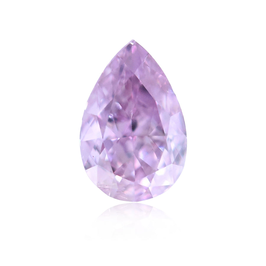 Pear Fancy Pink Purple Natural Diamond 0.23ct I1 loose diamond