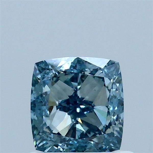 Cushion Fancy Intense Greenish Blue Lab-grown Diamond 1.02ct VS1 loose diamond