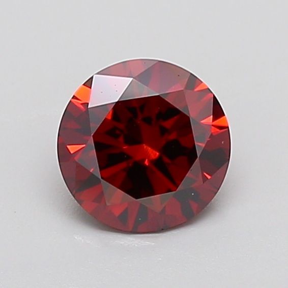 Round Fancy Deep Orange Lab-grown Diamond 1.3ct VS1 loose diamond