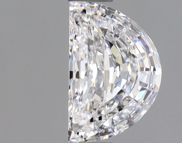Half Moon Natural Diamond 0.50ct D VS1
