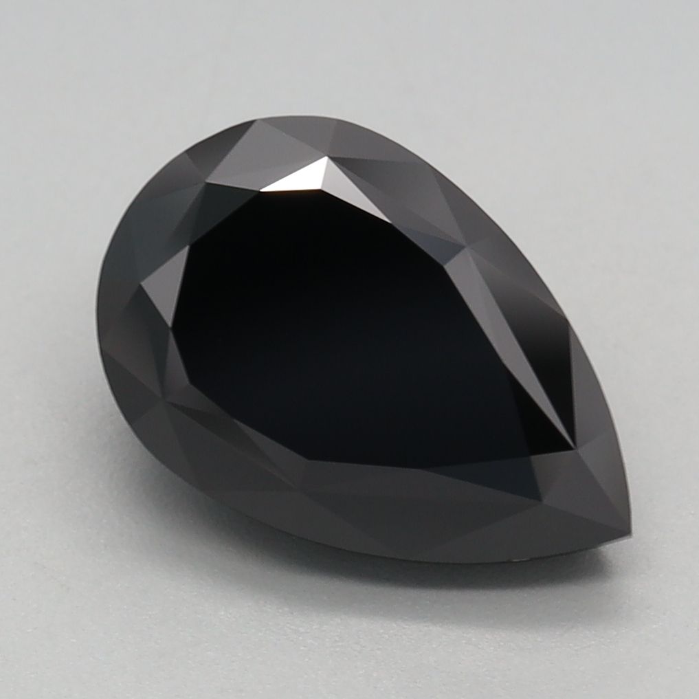 Pear Fancy Black Lab-grown Diamond 2.51ct loose diamond