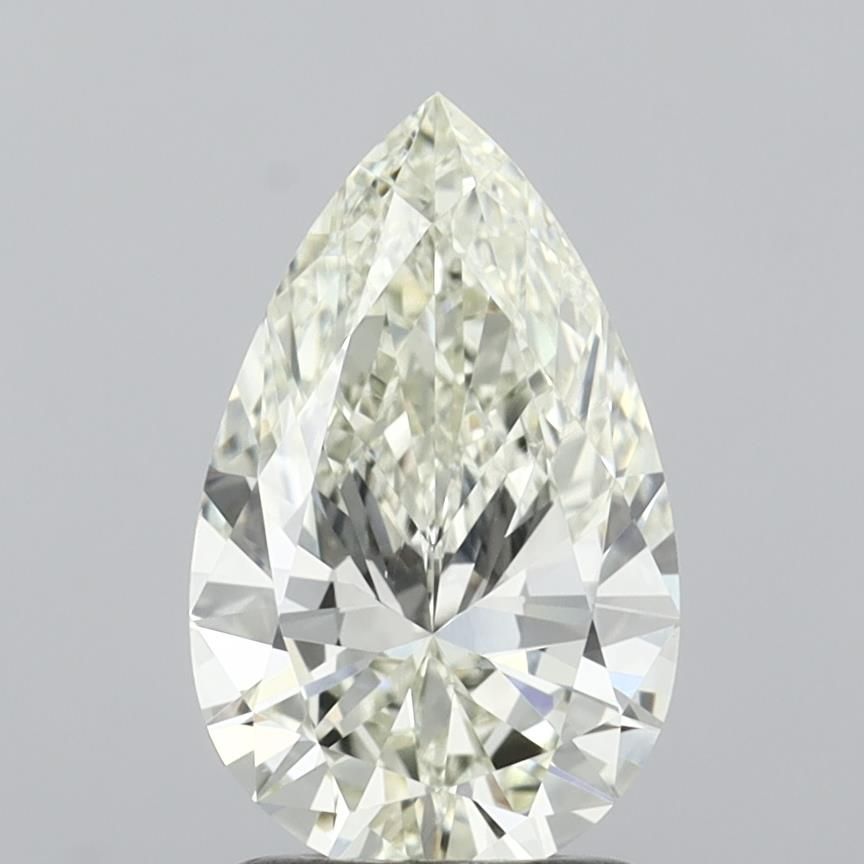 Pear Natural Diamond 1.70ct J VS2
