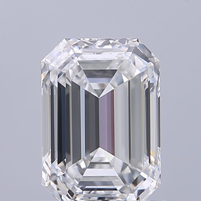 Emerald Natural Diamond 1.01ct D IF