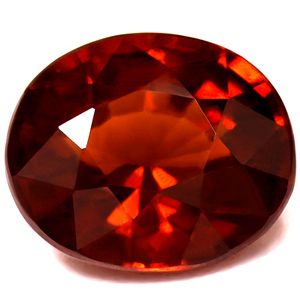 Oval Orange Garnet 7.66ct loose gemstone
