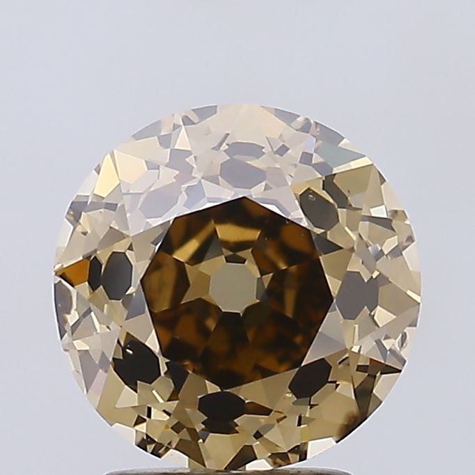 European Cut Fancy Brown Natural Diamond 3ct SI1 loose diamond
