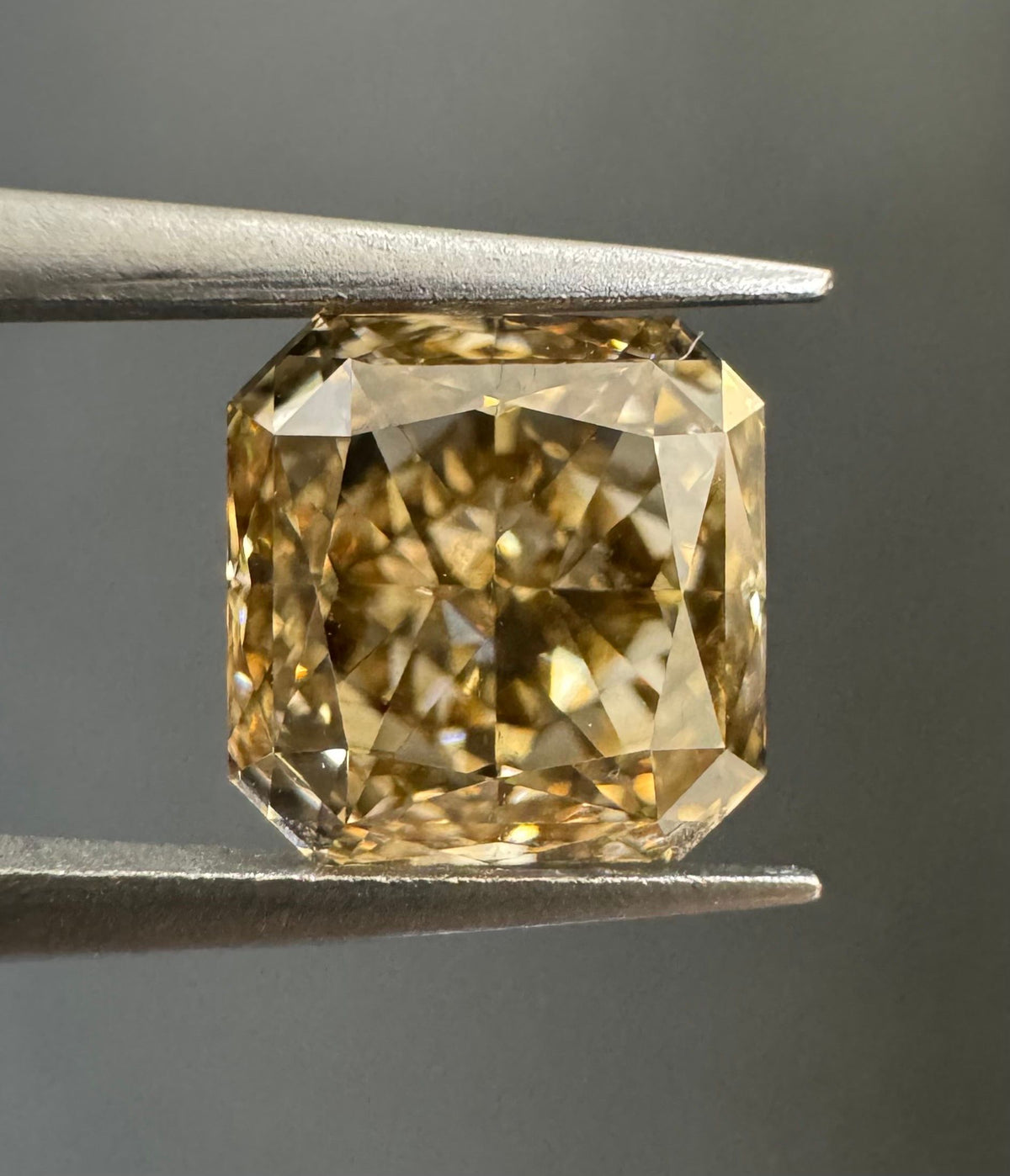 Square Fancy Dark Brown Natural Diamond 1.17ct VS1 loose diamond