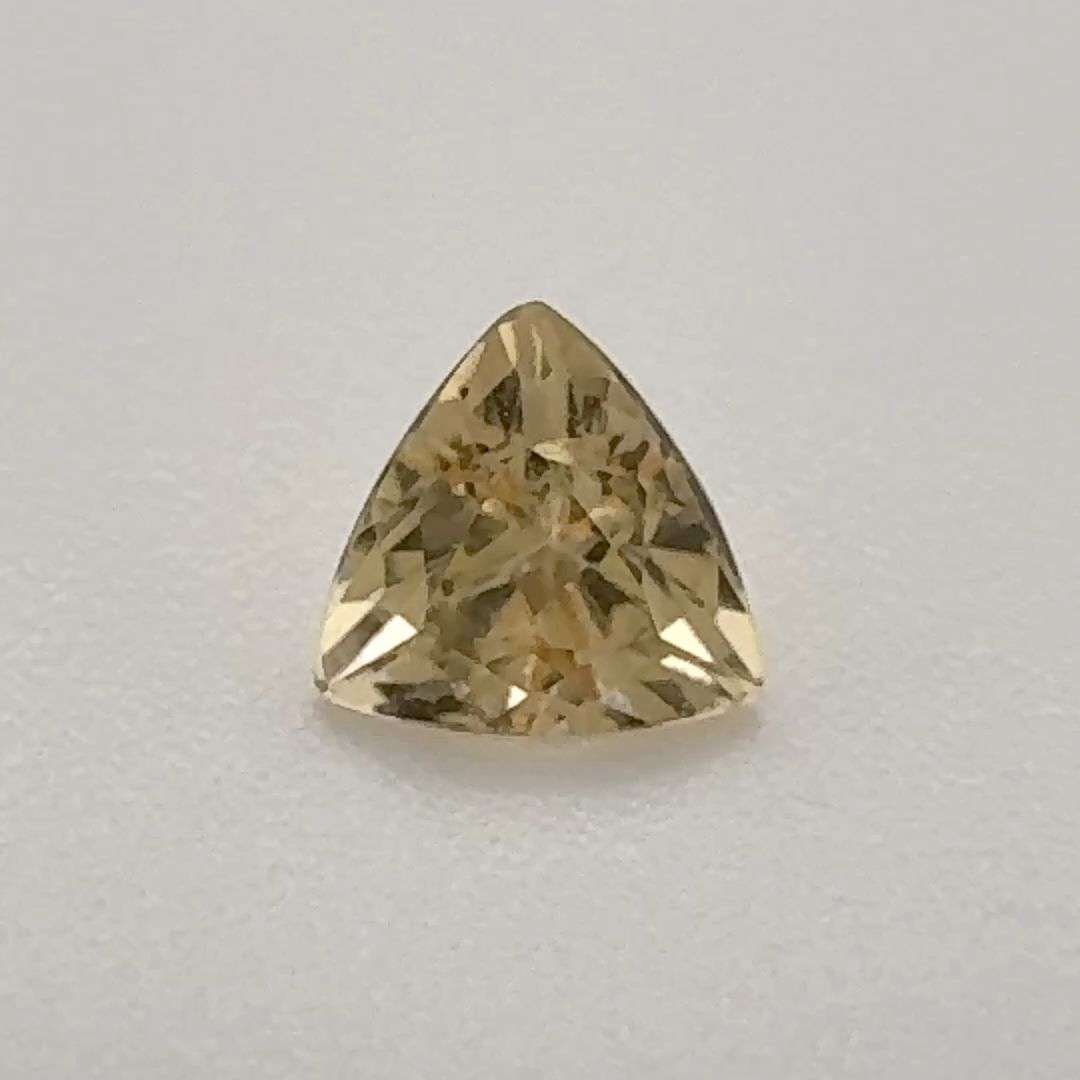 Trilliant Yellow Topaz 0.47ct loose gemstone