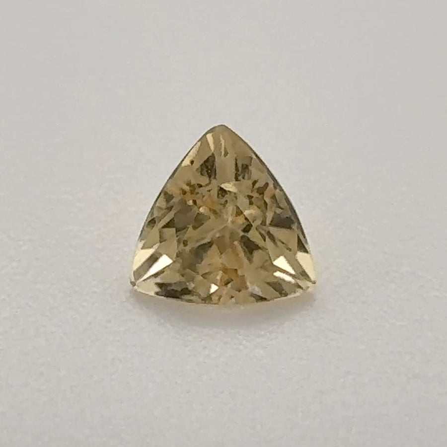 Trilliant Yellow Topaz 0.47ct loose gemstone