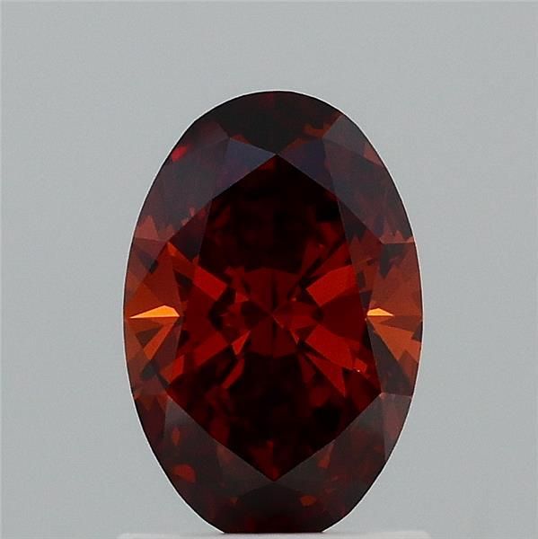 Oval Fancy Intense Brownish Orange Lab-grown Diamond 1.09ct VVS1 loose diamond