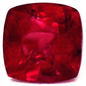 Cushion Red Ruby 1.5ct loose gemstone