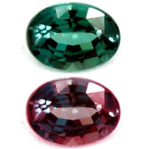 Oval Green Alexandrite 0.15ct loose gemstone