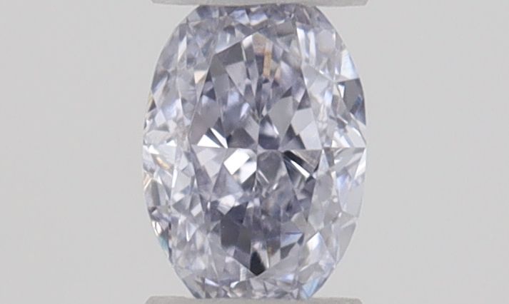 Oval Fancy Light Gray Blue Natural Diamond 0.08ct loose diamond