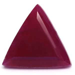Trilliant Red Ruby 3.55ct loose gemstone
