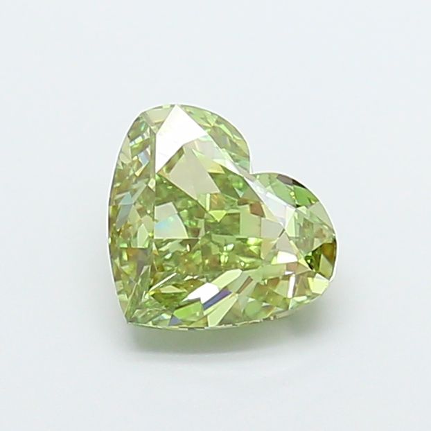 Heart Fancy Vivid Green Lab-grown Diamond 2.03ct VS1 loose diamond