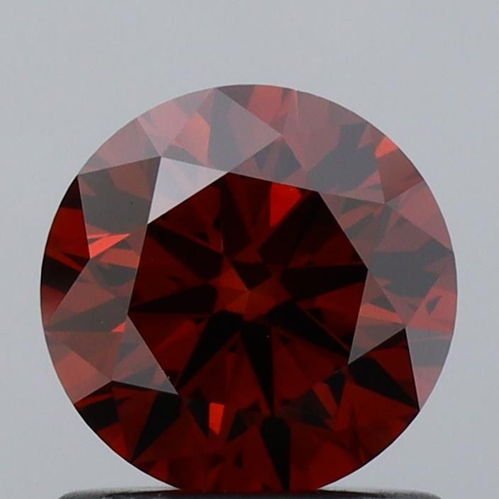 Round Fancy Deep Orange Lab-grown Diamond 0.96ct VS2 loose diamond