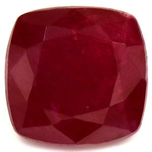 Cushion Red Ruby 1.64ct loose gemstone