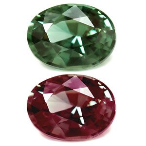Oval Green Alexandrite 0.37ct loose gemstone
