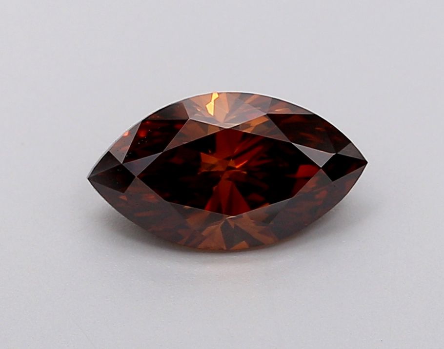 Marquise Fancy Dark Orange Brown Natural Diamond 1.3ct SI2 loose diamond