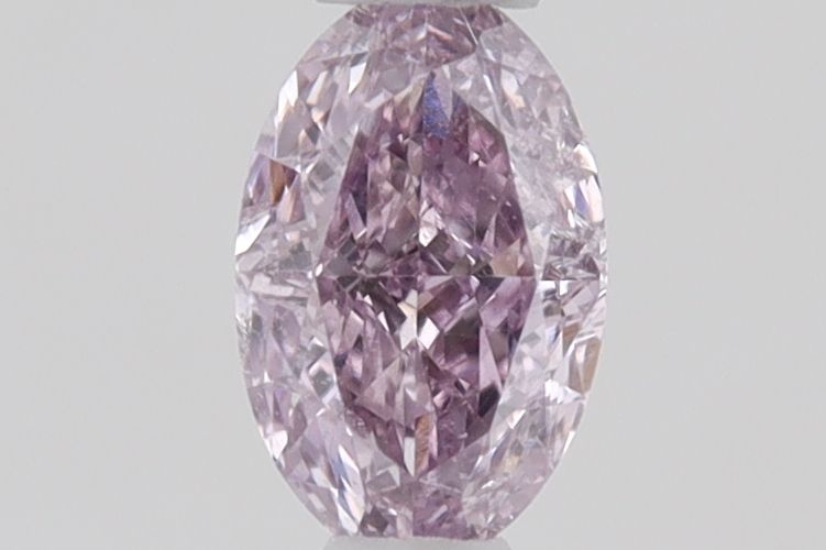 Oval Fancy Intense Purple Pink Natural Diamond 0.23ct SI2 loose diamond