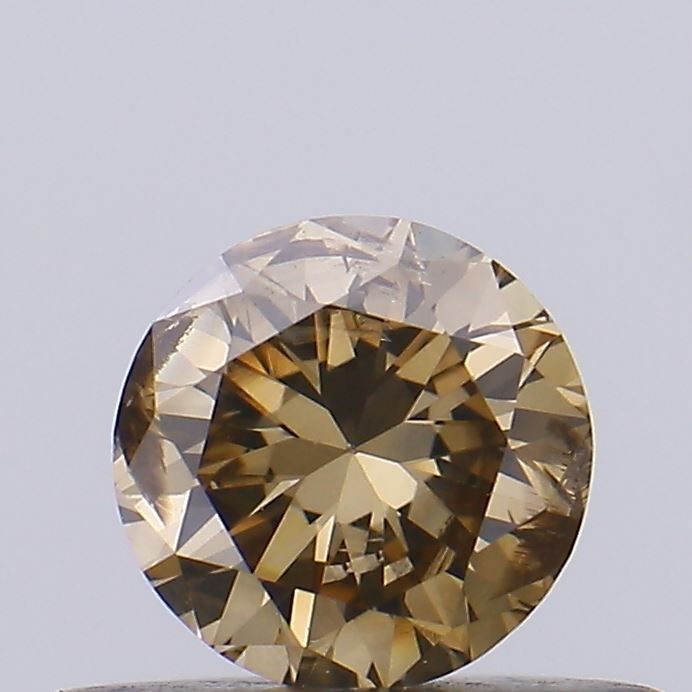 Round Fancy Brown Natural Diamond 0.34ct SI2 loose diamond