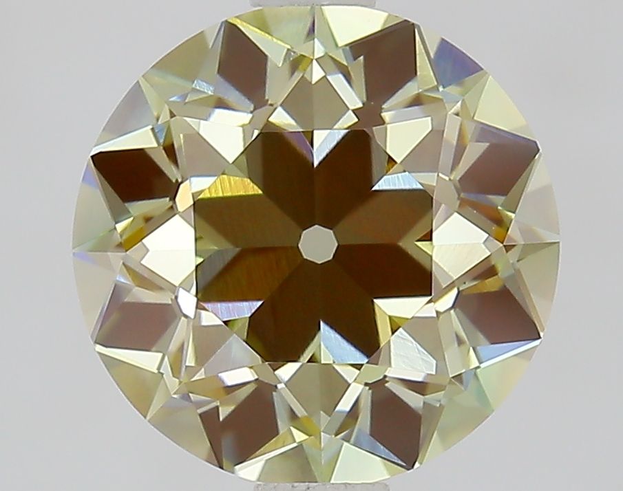 European Cut Fancy Green Lab-grown Diamond 2.03ct VVS2 loose diamond